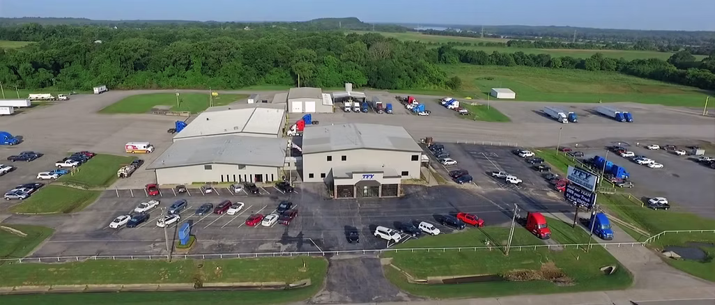 Aerial view of the TFY Muskogee Terminal